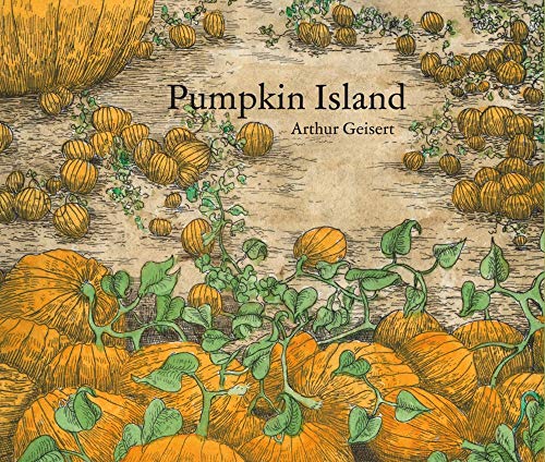 Vintage-style book cover depicting many pumpkins and vines.