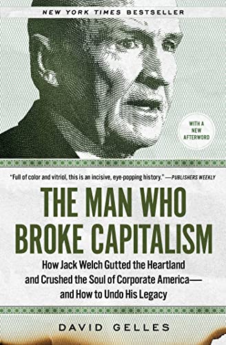 Book cover featuring an engraved portrait of Jack Welch with bold title text below.