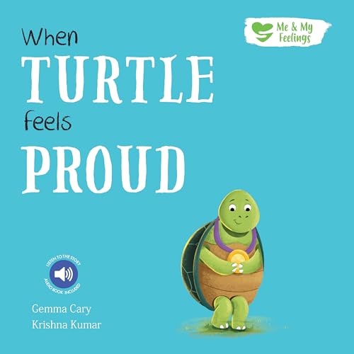 Book cover featuring a smiling green turtle with a gold medal.