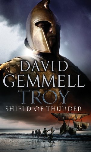 Book cover: armored warrior’s face with a seascape in the background.