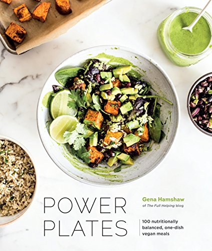 Cookbook cover featuring a colorful vegan bowl with sweet potatoes and avocado.