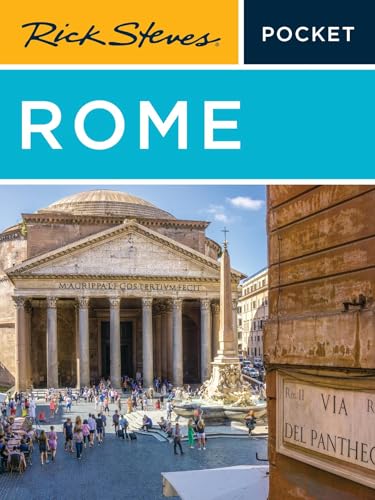 Book cover for Rick Steves Pocket Rome featuring the Pantheon and a crowded plaza.