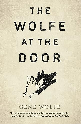 Book cover: "The Wolfe at the Door" with a hand puppet illustration.