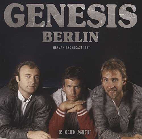 Genesis āBerlinā 2CD set cover with band membersā portrait.