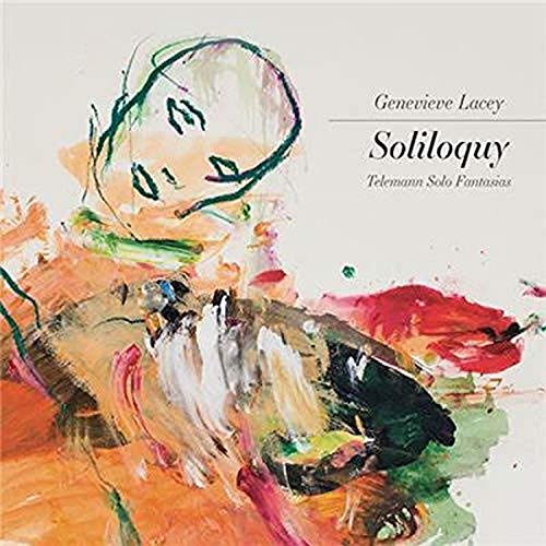 CD cover with abstract watercolor painting of a face and instrument.