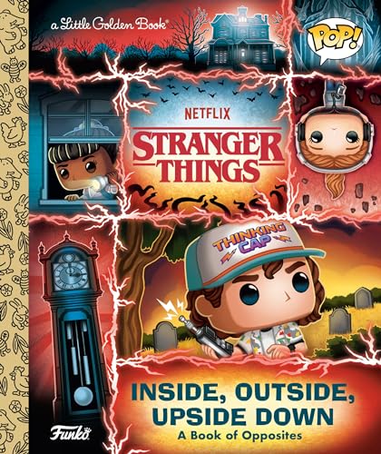 Stranger Things book cover featuring Funko Pop! characters and a spooky landscape.