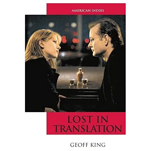 Movie cover: two people at a bar, red title "Lost in Translation".