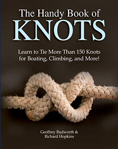Book cover with the title "The Handy Book of Knots" and a rope knot.