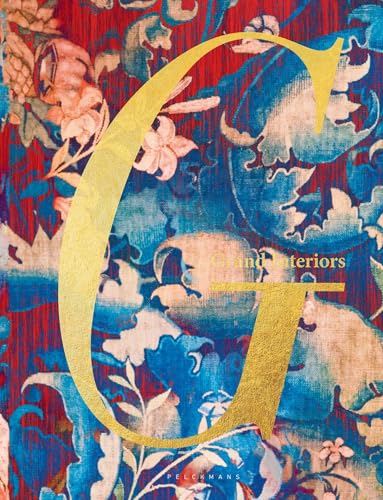 Book cover with a large gold “G” over a floral patterned background.