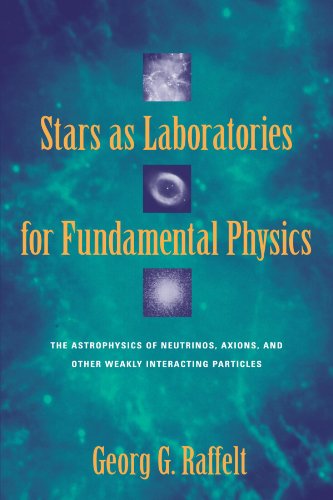 Book cover with title, author, and images of galaxies and stars.