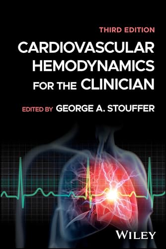Book cover: "Cardiovascular Hemodynamics for the Clinician," third edition, with heart imagery.
