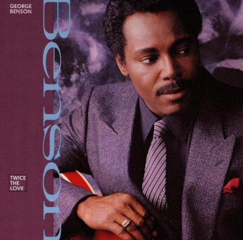 CD cover for George Benson’s “Twice the Love” featuring his portrait.