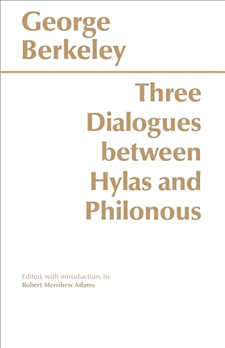 Book cover: "Three Dialogues Between Hylas and Philonous" by George Berkeley.