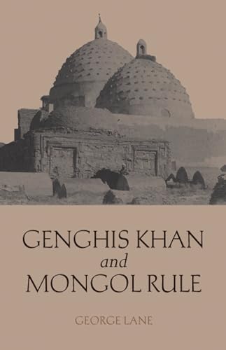 Book cover: "Genghis Khan and Mongol Rule" with a historical building image.