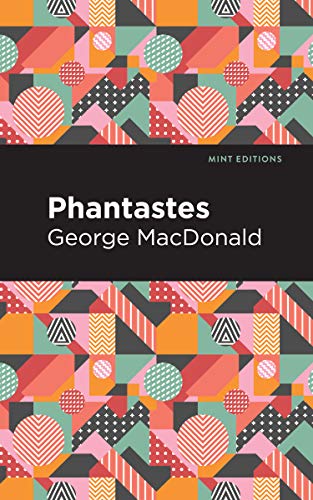 Book cover for "Phantastes" by George MacDonald with abstract geometric patterns.