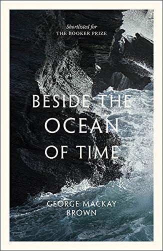 Book cover: dark seascape with white title "Beside the Ocean of Time".
