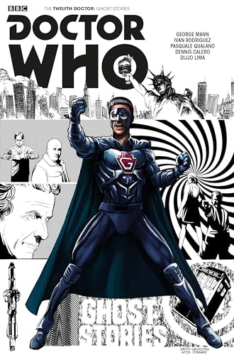 Doctor Who comic cover featuring the Twelfth Doctor in a superhero pose.
