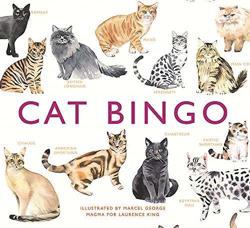 Cat Bingo game cover with illustrated images of various cat breeds.