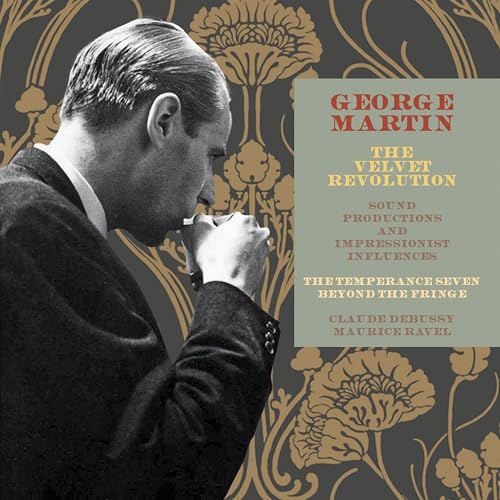 CD cover featuring a black and white portrait of George Martin.