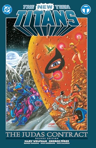Cover of "The New Teen Titans: The Judas Contract" comic book.