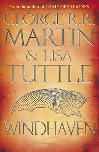Book cover for Windhaven by George R.R. Martin and Lisa Tuttle with a winged illustration.