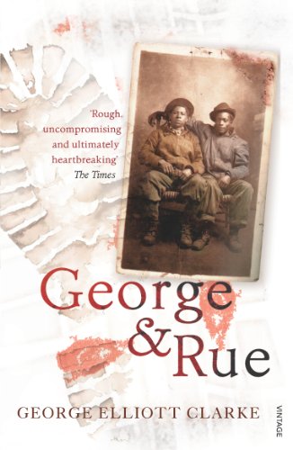 Book cover: "George & Rue" with a vintage photo of two young boys.