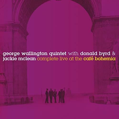 CD cover: purple background, musicians silhouetted under an archway.