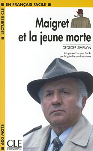 Book cover featuring a portrait of a man in a hat, “Maigret et la jeune morte.”