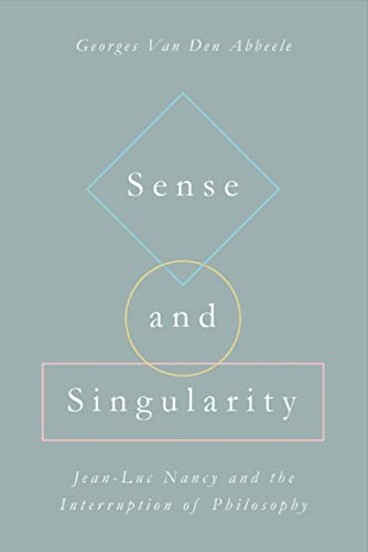 Book cover with geometric shapes and title: "Sense and Singularity".