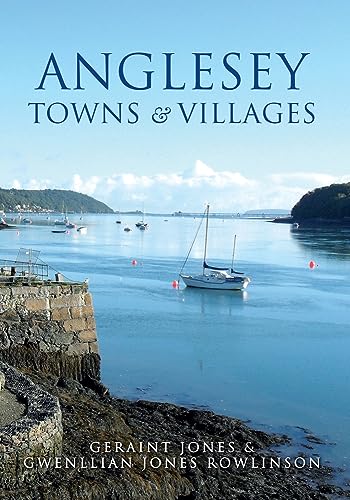 Book cover depicting a coastal scene with boats in Anglesey, Wales.