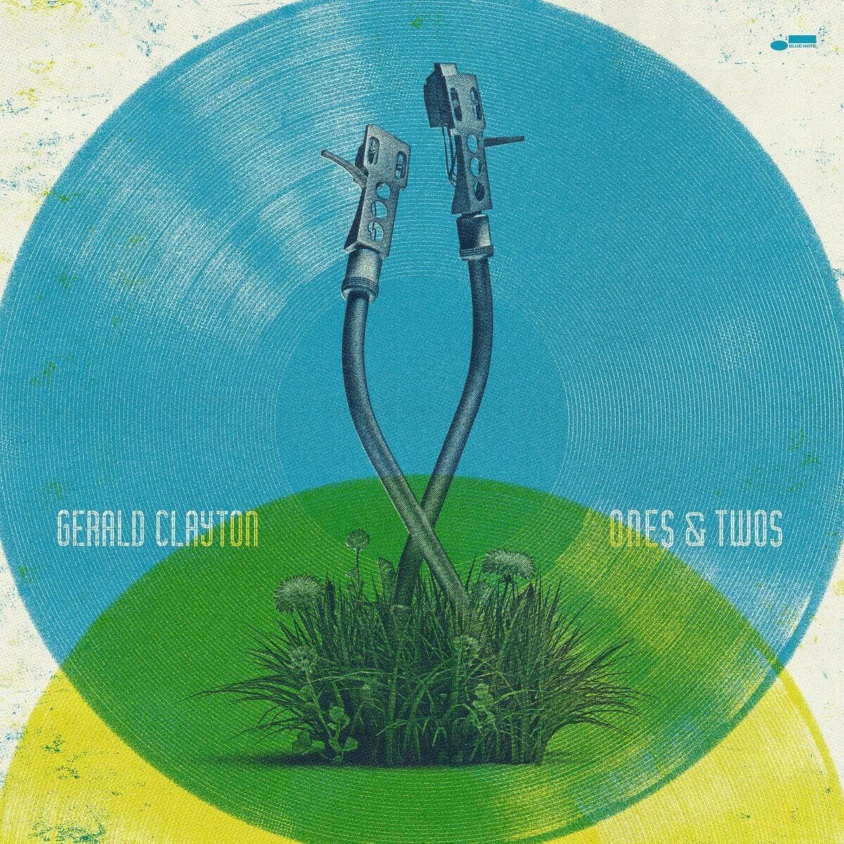 CD cover for Gerald Clayton’s “Ones & Twos” featuring two vibraphones.
