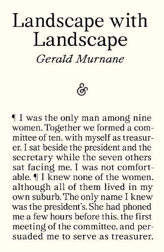 Book cover with title, author Gerald Murnane, and a paragraph of black text.