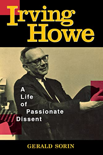 Book cover featuring Irving Howe, a seated man with glasses.