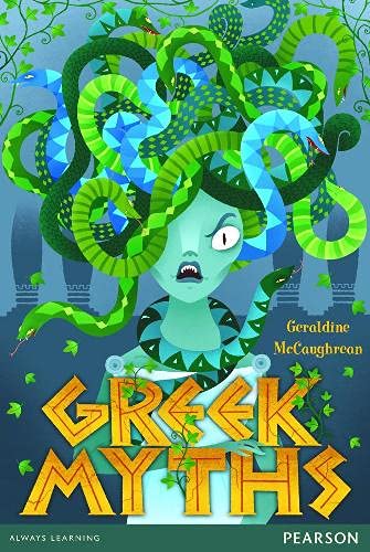 Book cover featuring Medusa with snakes for hair and large gold title.