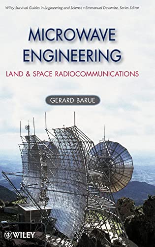 Book cover: "Microwave Engineering" with satellite dishes on a mountain.