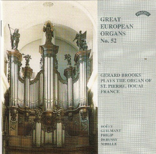 CD cover featuring a detailed, ornate pipe organ with sculpted figures.