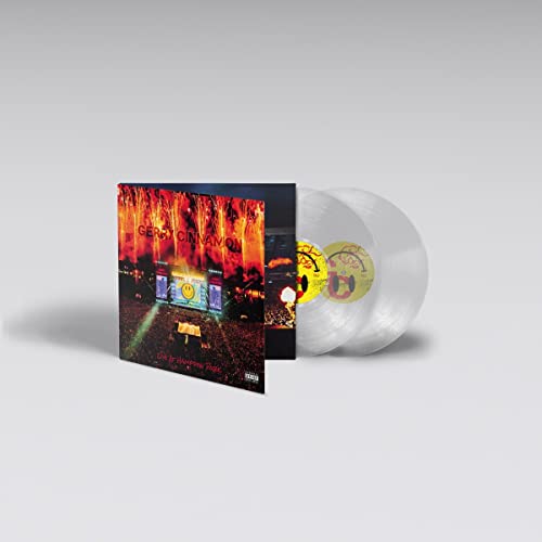 Gerry Cinnamon Live at Hampden Park gatefold vinyl record album with two clear discs.