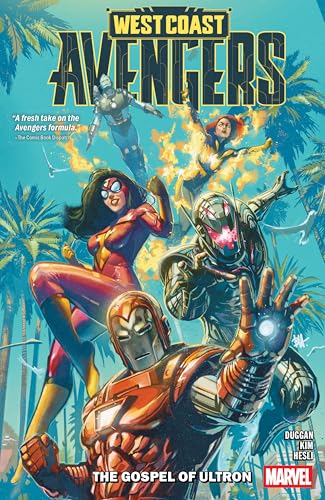 Comic book cover featuring Iron Man and other superheroes in action.