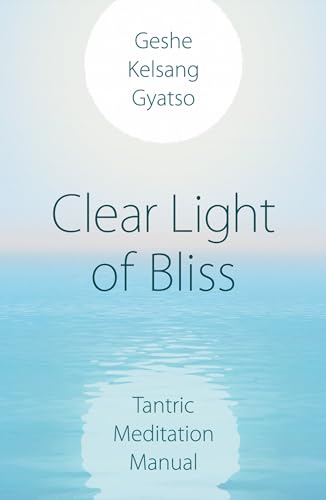 Book cover: "Clear Light of Bliss," a tantric meditation manual.