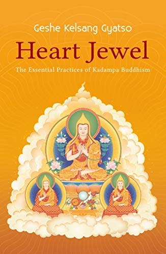 Book cover: “Heart Jewel” with a golden, ornate design and Buddha imagery.