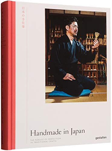 A book cover featuring a Japanese craftsman holding a bamboo tea whisk.