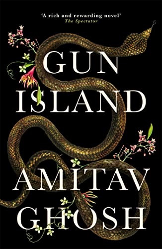 Book cover featuring a coiled snake and small flowers against a black background.
