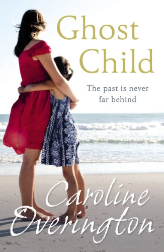 Book cover with woman and child embracing on a beach.