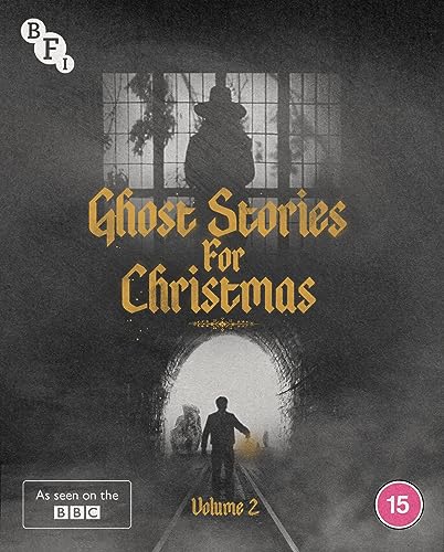 Blu-ray cover for "Ghost Stories for Christmas Vol. 2" with shadowy figures.