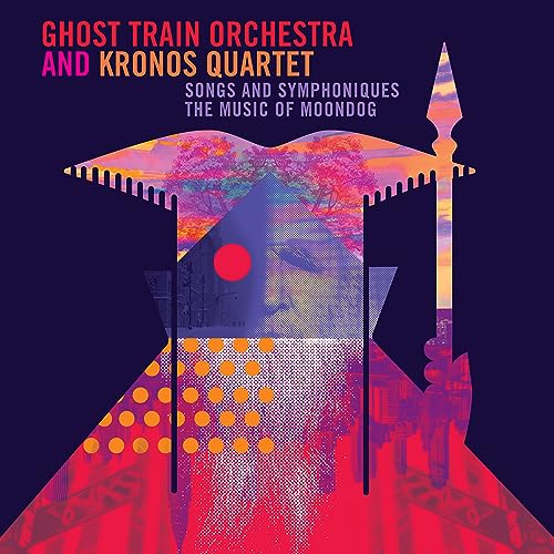 CD cover: abstract purple and red illustration with a rising sun.