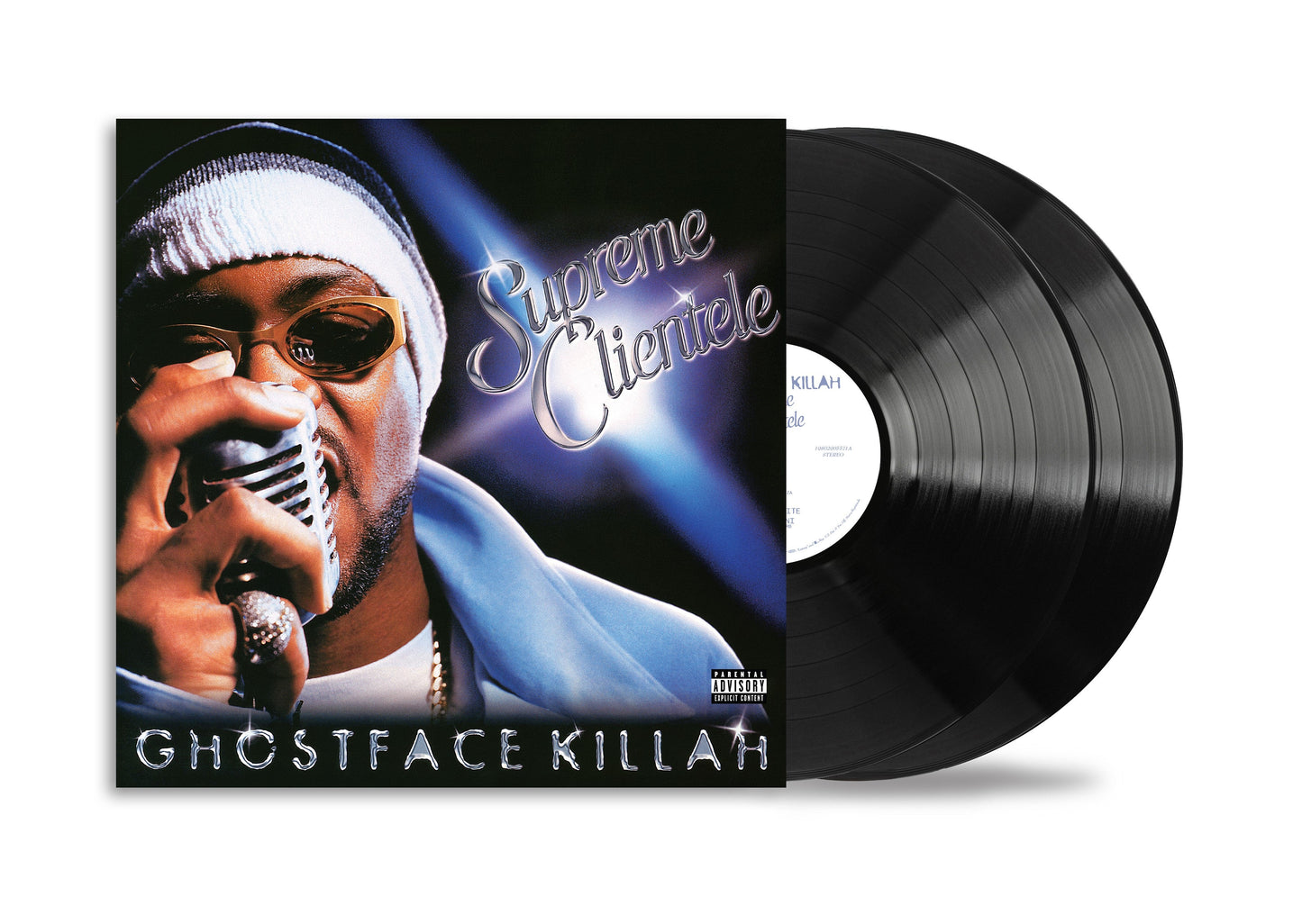 Ghostface Killah’s “Supreme Clientele” 2LP vinyl record with portrait cover.