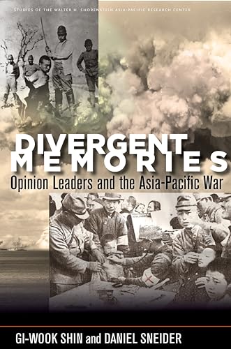 Book cover: “Divergent Memories” with historical war photos and text.