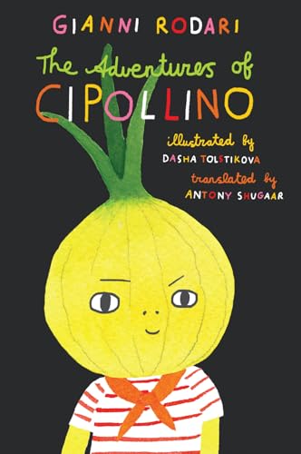 Book cover: illustrated onion character with a smiling face and striped shirt.