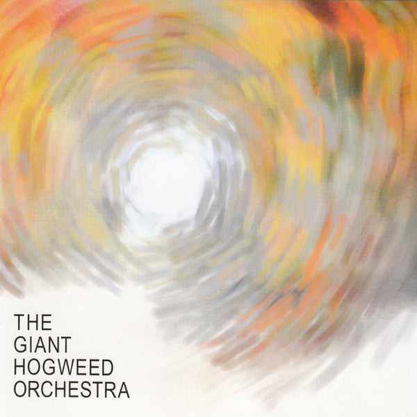 CD cover with swirling, abstract floral pattern in orange and white.