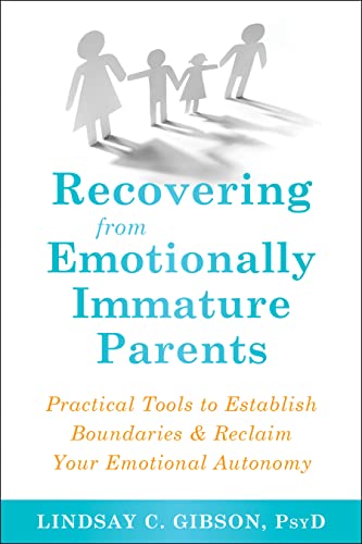 Book cover with paper cutouts of a family and the title in teal text.